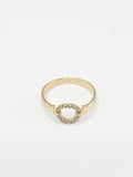 14K Gold Ring - Initial Letter "O"