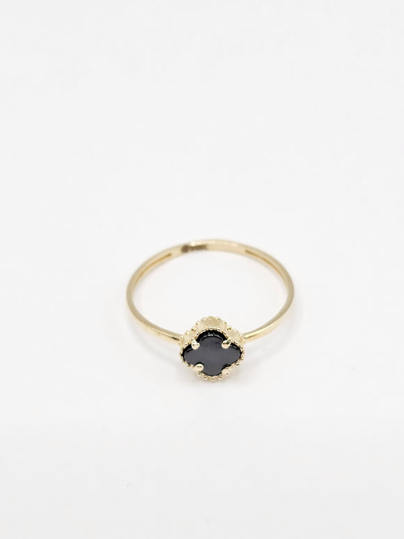 14K Gold Ring - Black Clover