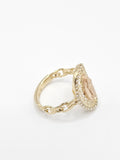 14K Gold Ring - Virgin Mary