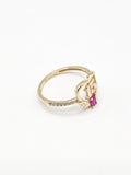 14K Gold Ring - Quince Heart