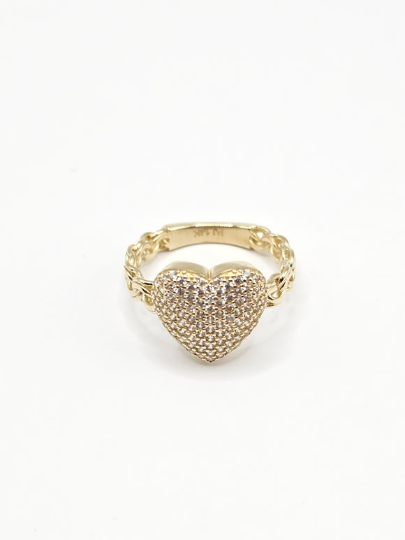 14K Gold Ring - Heart