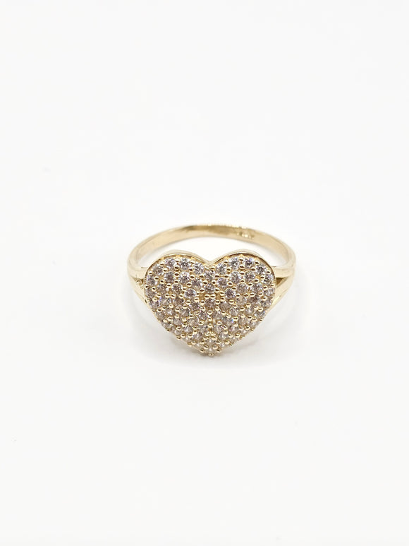 14K Gold Ring - Heart