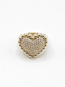 14K Gold Ring - Heart