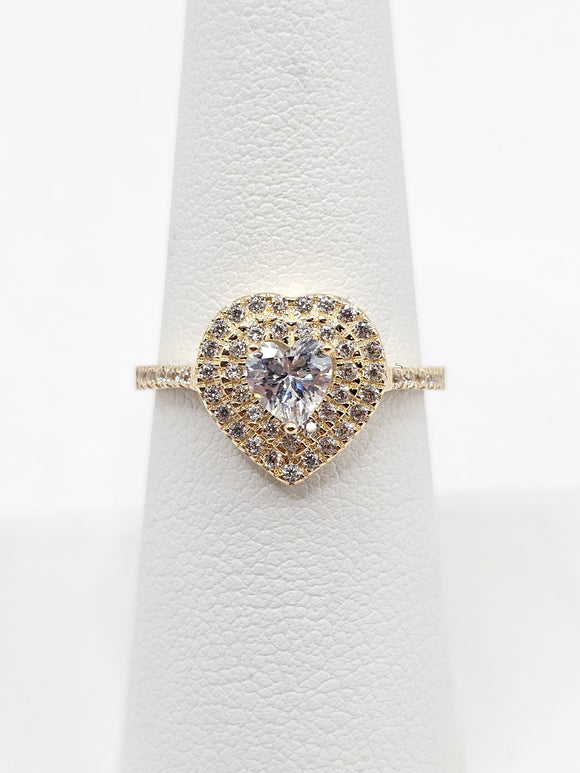 14K Gold Ring - Heart