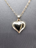 14k Gold Chain w/pendant - Heart