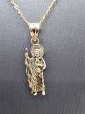 14k Gold Chain w/pendant - San Judas