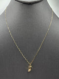 14k Gold Chain w/pendant - Shoe