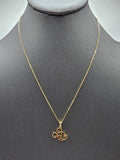 14k Gold Chain w/pendant - Mouse