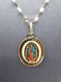 14k Gold Chain w/pendant - Virgin Mary