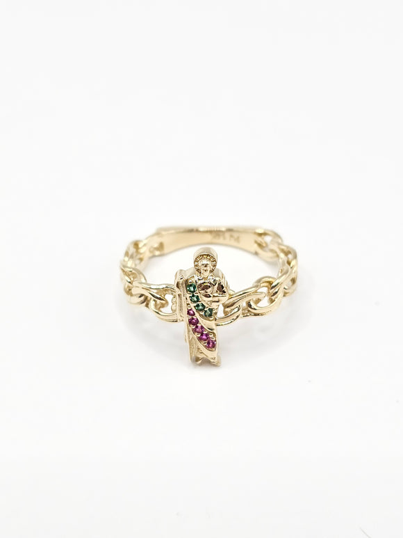 14K Gold Ring - San Judas