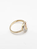 14K Gold Ring - Moon & Sun