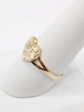 14K Gold Ring - Heart Nugget