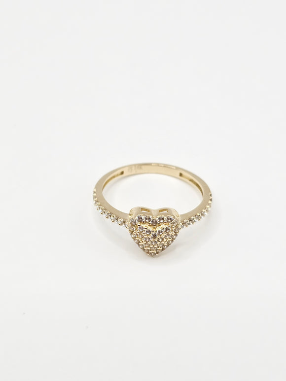 14K Gold Ring - Heart