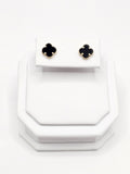 14K Gold Earrings - Black Clover