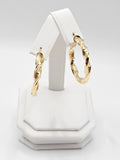 14K Gold Earrings - Huggie Hoops