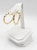 14K Gold Earrings - Huggie Hoops