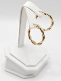 14K Gold Earrings - Huggie Hoops