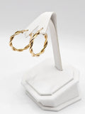 14K Gold Earrings - Huggie Hoops