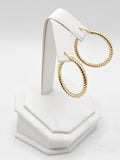 14K Gold Earrings - Huggie Hoops