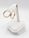 14K Gold Earrings - Huggie Hoops