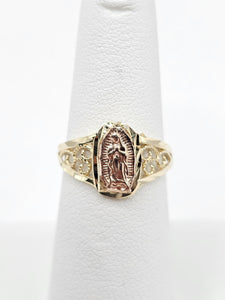 14K Gold Ring - Virgin Mary