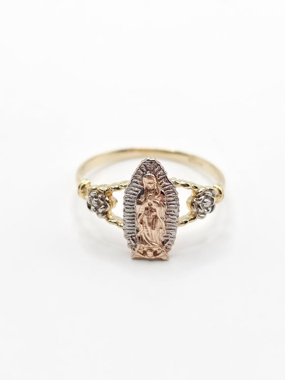 14K Gold Ring - Virgin Mary