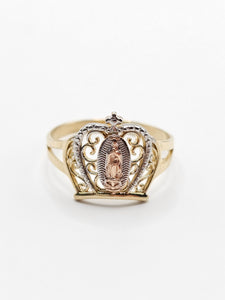 14K Gold Ring - Virgin Mary