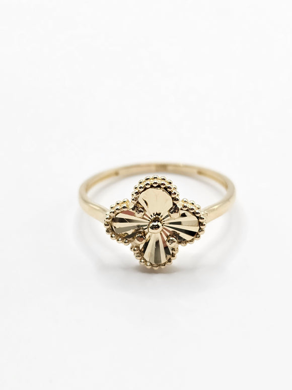 14K Gold Ring - Gold Clover