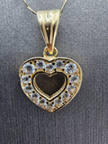 14k Gold Chain w/pendant - Heart