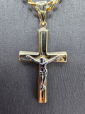 14k Gold Chain w/pendant - Jesus on Cross