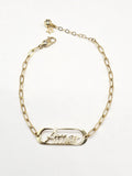 14k Gold Bracelet - Amor