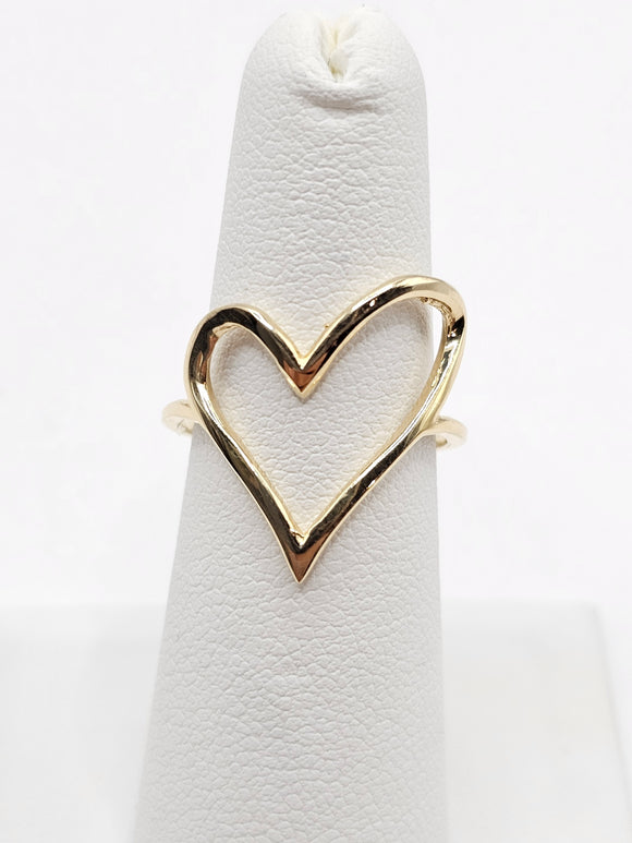 14K Gold Ring - Heart