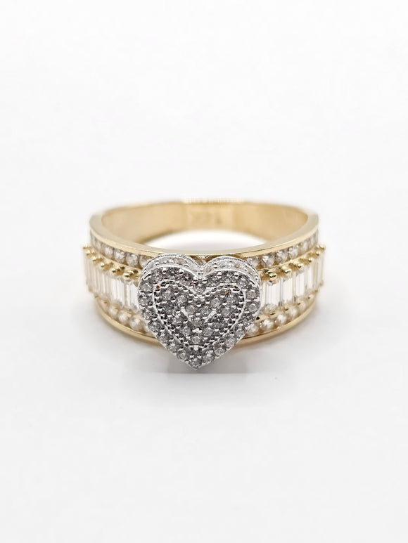 14K Gold Ring - Heart