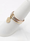 14K Gold Ring - Heart Lock