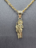 14k Gold Chain w/pendant - San Judas