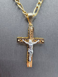 14k Gold Chain w/pendant - Jesus on Cross