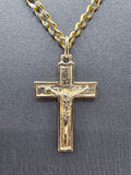 14k Gold Chain w/pendant - Jesus on Cross