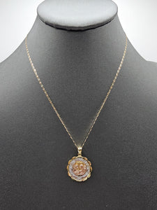 14k Gold Chain w/Pendant - Baptism