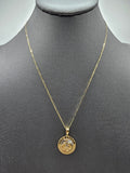 14k Gold Chain w/Pendant - Holy Baptism