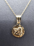 14k Gold Chain w/Pendant - Baptism