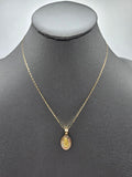 14k Gold Chain w/Pendant - Virgin Mary