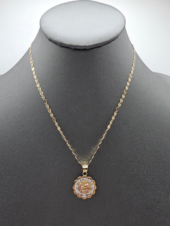 14k Gold Chain w/Pendant - My Baptism