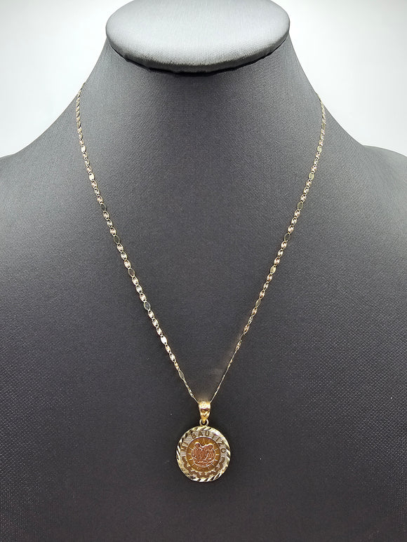 14k Gold Chain w/Pendant - My Baptism