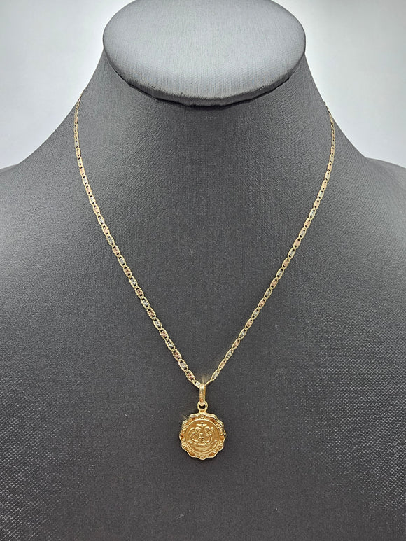 14k Gold Chain w/Pendant - My Baptism