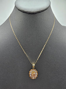 14k Gold Chain w/Pendant - My Baptism