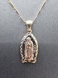 14k Gold Chain w/Pendant - Virgin Mary