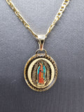 14k Gold Chain w/Pendant - Virgin Mary