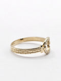 14K Gold Ring - O