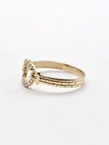 14K Gold Ring - O