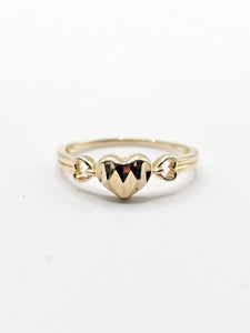 14K Gold Ring - Heart